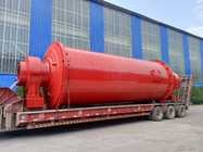 Rote industrielle reibende Ball-Mühlhorizontale Maschinen des Kupfer-7t/H für Bergbauprozeß
